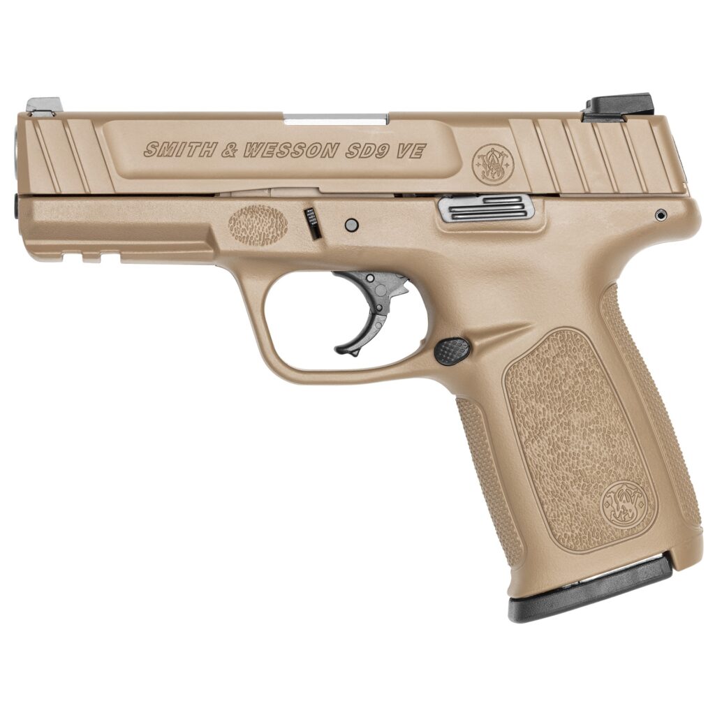 Smith & Wesson SD9VE 9mm 16 Round Capacity FDE 13655