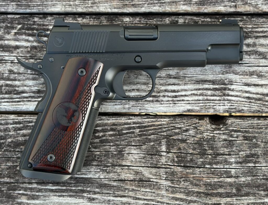 Nighthawk NHC Classic Commander 45 ACP 1911 Black DLC 4.25″ Barrel 0629