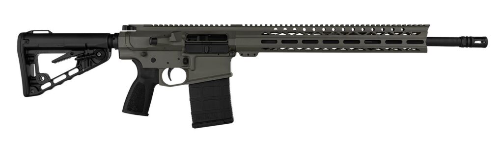 Live Free Armory Battle Rifle Heavy 308 18″ Barrel Tungsten Grey LFBR82045