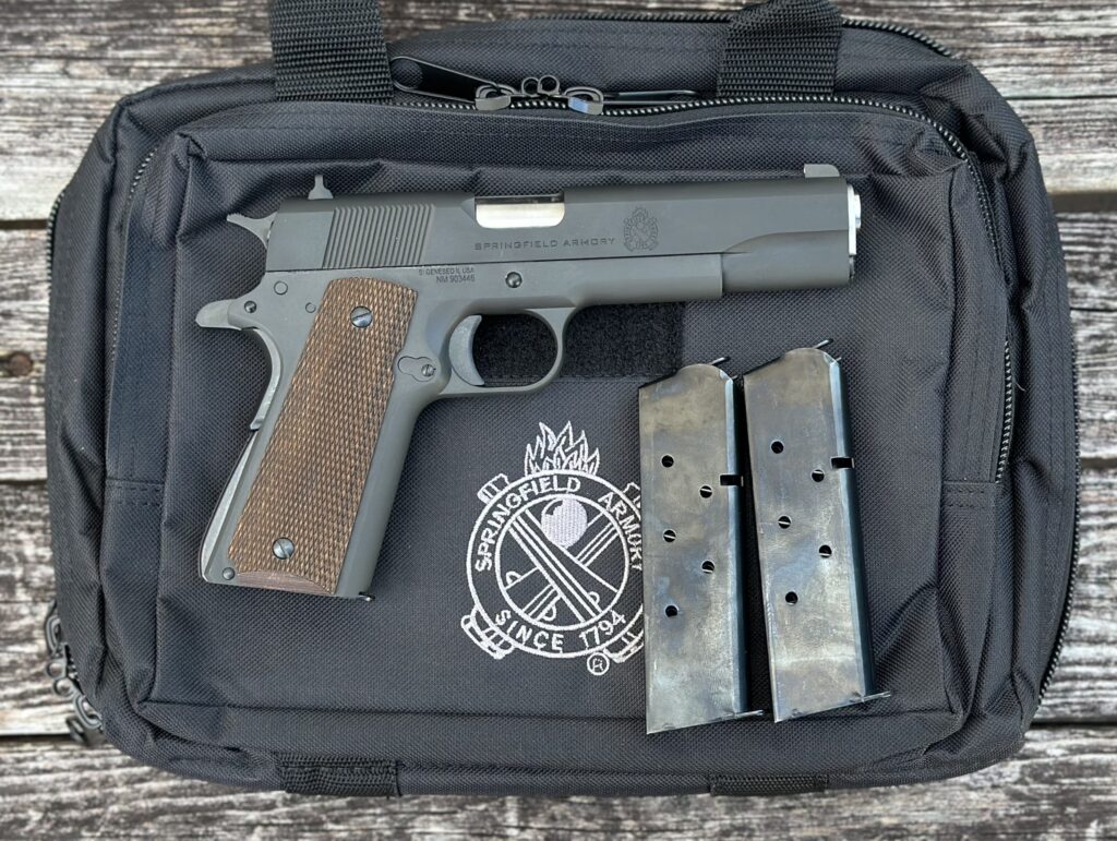 Springfield Defender 1911 Mil-Spec Parkerized 45 ACP Gear Up Package PBD9108L-PKG