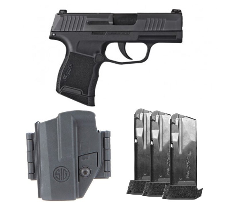 Sig Sauer 365 TacPac 9mm Optics Ready Holster 3 Magazines 365-9-BXR3P-TACPAC