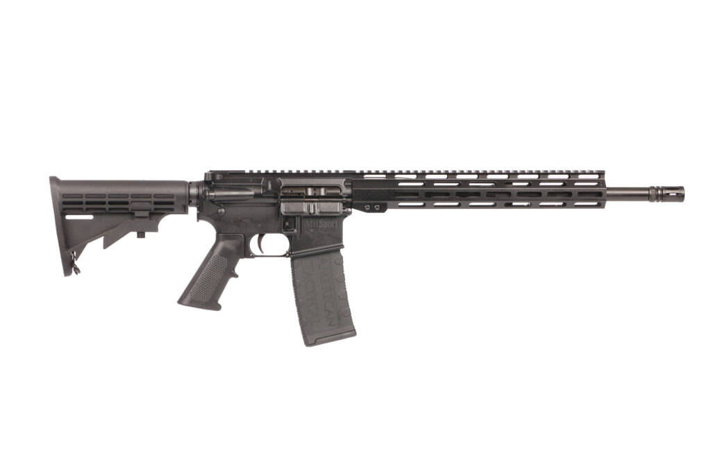 American Tactical AR15 Milsport MLOK Rail Flip up sights ATIG15MS556P3P13