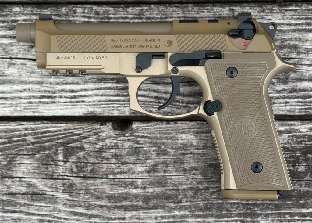 Factory Blem Beretta M9A4-G Centurion 9mm FDE 18 Round Capacity J92QM9A4G18BLM
