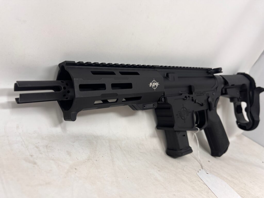 USED Alex Pro Firearms P107 9mm Luger AR-9 6″ Barrel MLOK P-107 SBA Brace AR9
