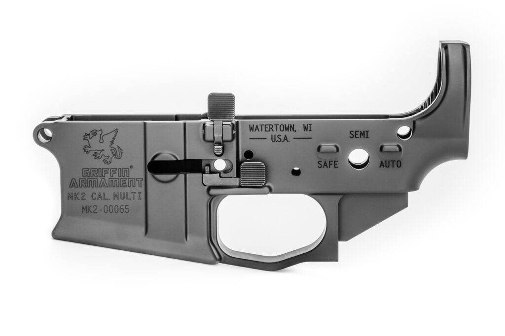 Griffin Armament MK2 Ambi Stripped Lower MK2AL- Ambidextrous AmDef