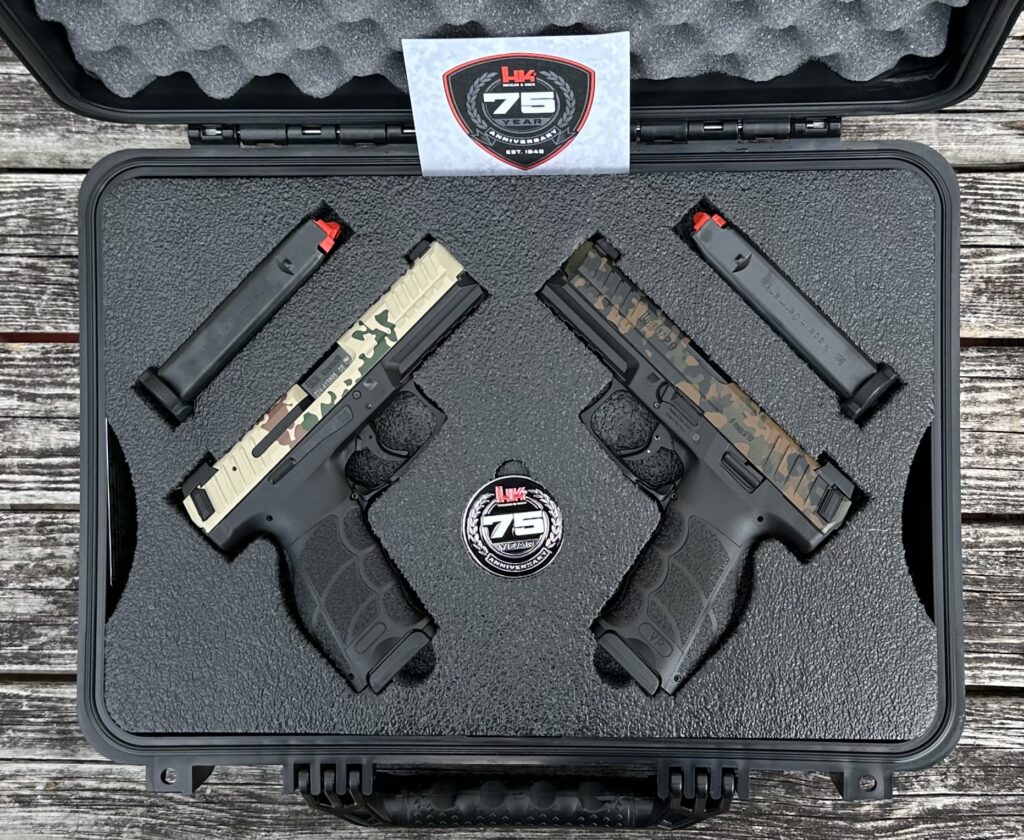 HK Heckler & Koch VP9 75th Anniversary Set Flecktarn & Tropentarn 9mm 1 of 1000