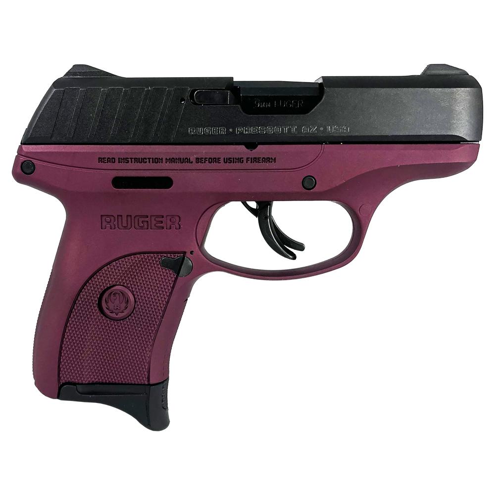Ruger EC9s 9mm Striker-Fired Black Cherry Frame UR3283BCF