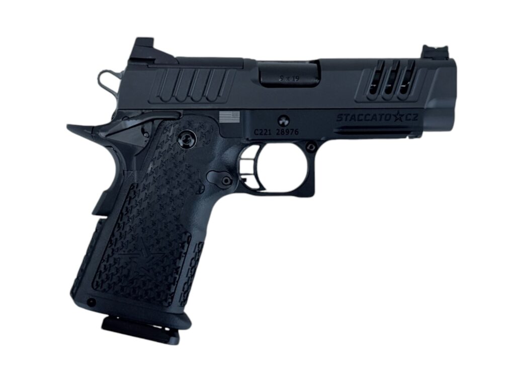 STI Staccato C2 DPO 9mm DLC Barrel X-Serrations Optics Ready AL Frame 2011 10-1101-000102-01