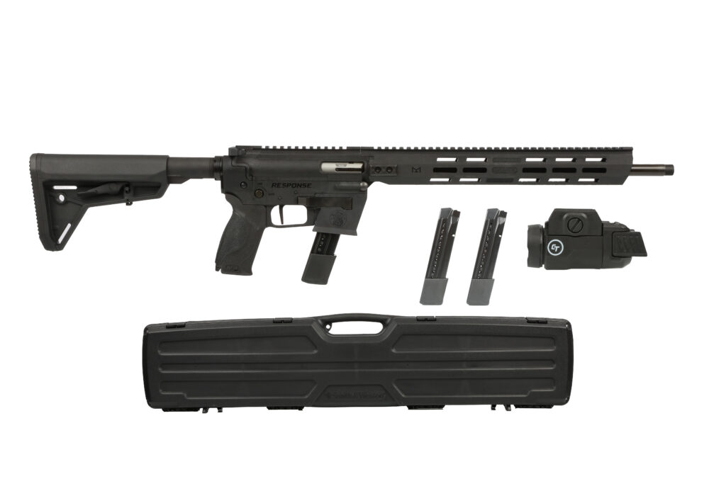 Smith & Wesson Response Carbine 9mm 16″ Barrel W/ Crimson Trace Light Bundle 14399
