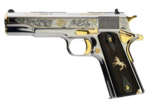 Colt 1911 Deluxe 38 Super Stainless Steel & Gold Engraved O1911C-SS38-DLS - View 2