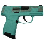 Sig Sauer P365 9mm Guns & Roses Robin’s Egg Blue Optics Ready XI681228GRT - View 1