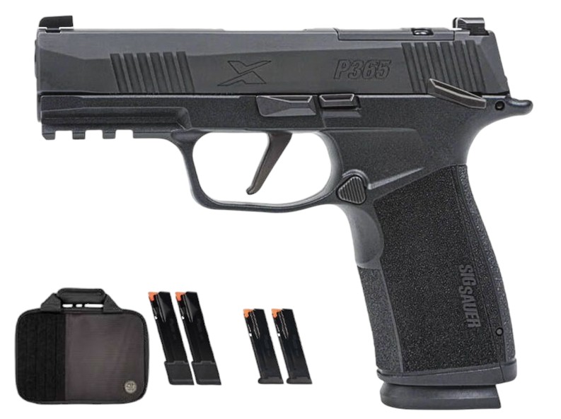 Sig Sauer 365X 9mm TacPro Optics Ready Manual Safety 5- Magazines