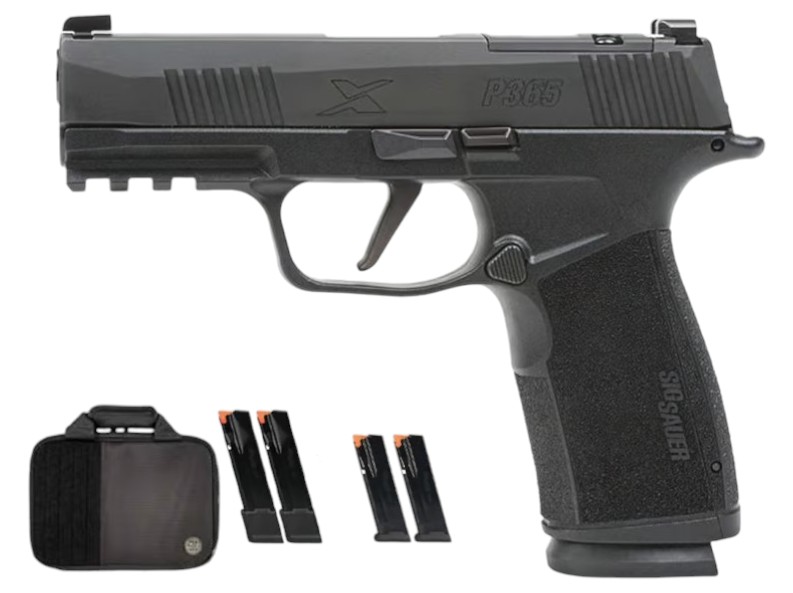 Sig Sauer 365X 9mm TacPro Optics Ready 5- Magazines 365XCA-9-BXR3-TACPRO