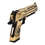Magnum Research Desert Eagle 50 AE Trump MAGA Fight Gold Engraved DE50MAGA - View 5