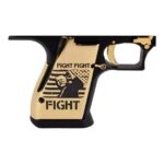 Magnum Research Desert Eagle 50 AE Trump MAGA Fight Gold Engraved DE50MAGA - View 8