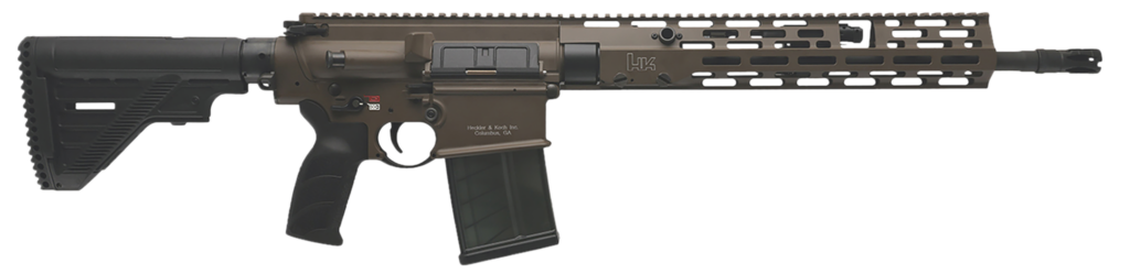 HK Heckler & Koch MR762 A4 308 MLok Handguard AR10 Patriot Brown 81001205