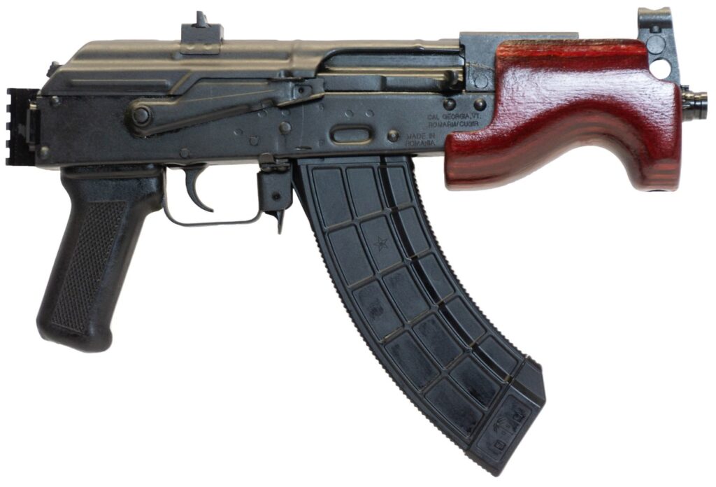 Century Arms Micro Draco 7.62X39 6.25″ Barrel Red Furniture HG2797PR-N