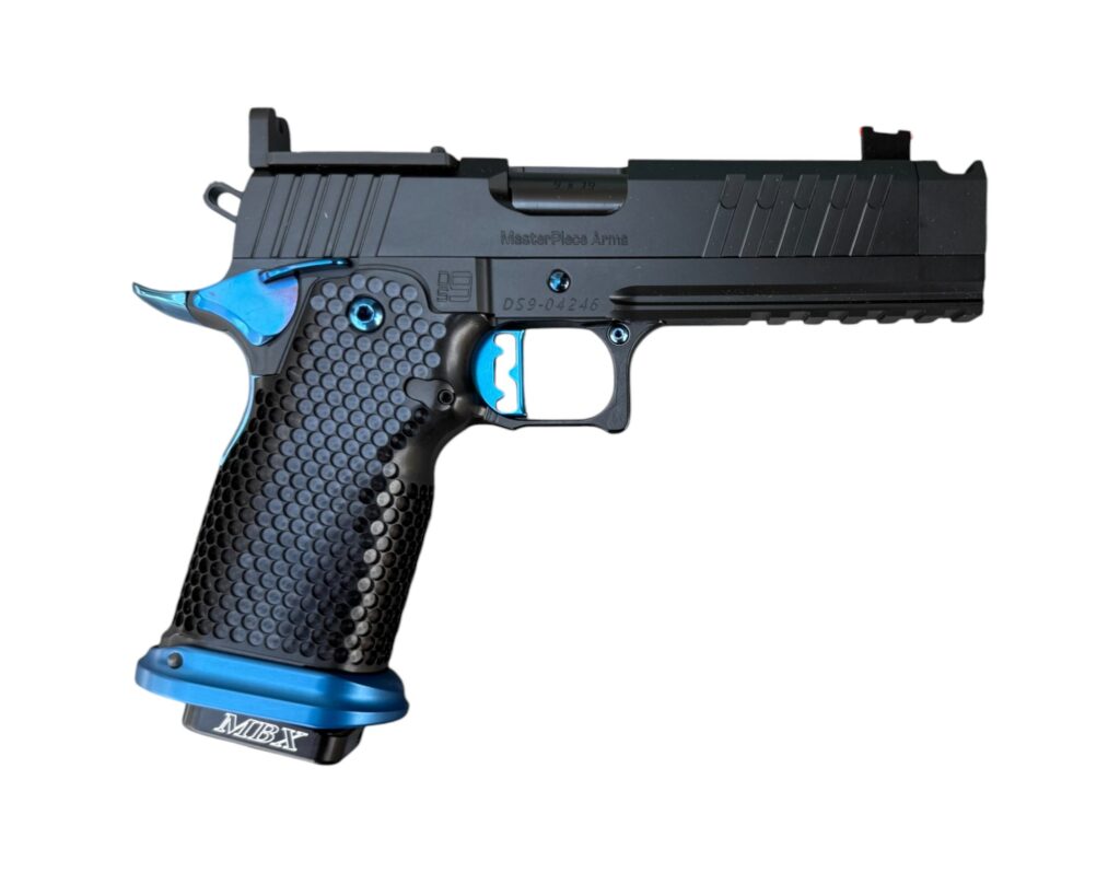 Masterpiece Arms DS9-TC Hybrid Comp 9mm Black 2011 Optics Ready Trijicon Optics Plate