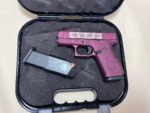 Glock 43X 9MM CUSTOM ENGRAVED BLACK CHERRY & PAISLEY - View 2