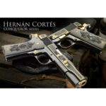 Colt 1911 Government 38 Super Cortes Conquerors Royal Blue Engraved Limited Edition 1 Of 200 SKC-CNQ-CORTS38 - View 1