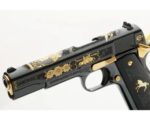 Colt 1911 Government 38 Super Cortes Conquerors Royal Blue Engraved Limited Edition 1 Of 200 SKC-CNQ-CORTS38 - View 3