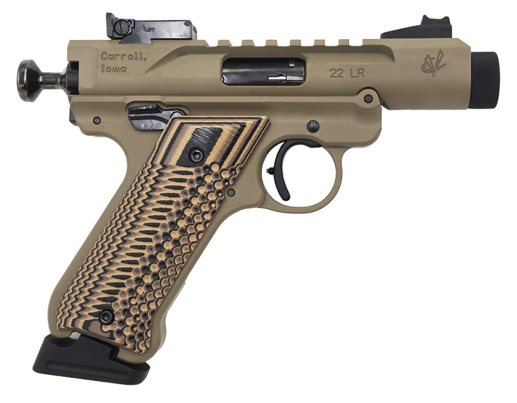 Volquartsen Mini Mamba 22 LR FDE 3″ Threaded Barrel VF4H-0309