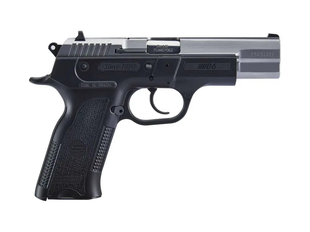 SAR USA B6 9mm Stainless 4.5″ Barrel 17 Round Capacity B69ST