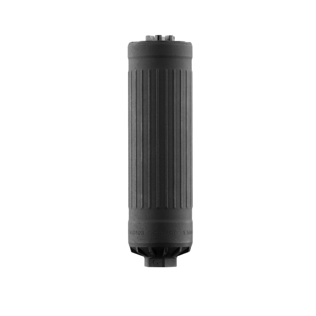 Dead Air Defense CT5P Patrol 556 Nato Silencer / Suppressor Low Back Pressure 5/8X24″ Direct Thread CT5PDTBLK5824