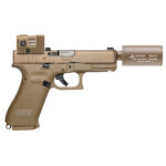 B&T Hush Puppy Glock 19X FDE Kit w/ Acro Red Dot Wipe Silencer / Suppressor - View 2