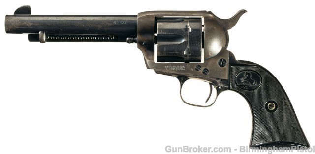 Colt 45 1st Gen SAA 5.5″ 1927 Factory Letter California (Used) – 350144