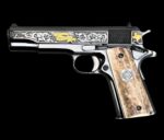 Colt 1911 38 Super Texas Ranger 5″ Barrel Engraved Blue 1 of 250 O1911C-38-FTXR - View 2