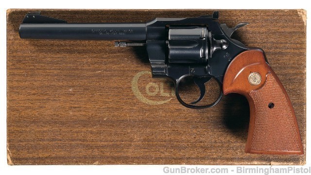 Colt Officer’s Model Match DA 22LR Box 6″ Blue ’68 (Used) – 86739