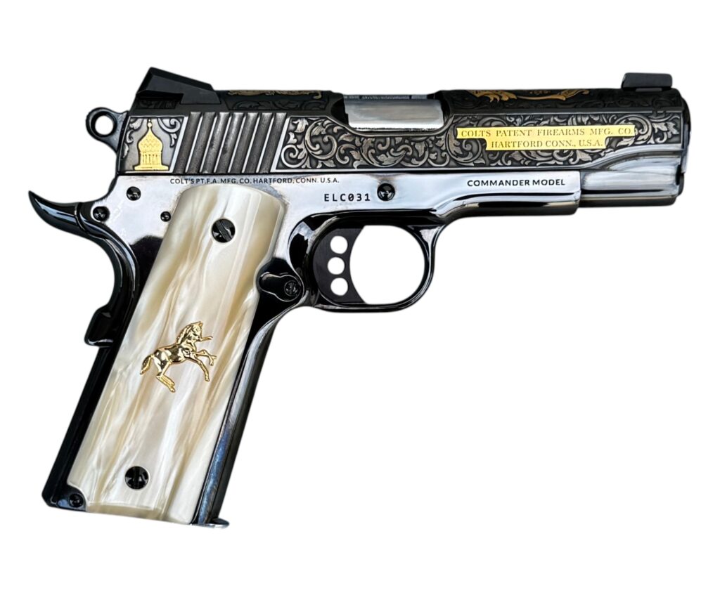 Colt Combat Commander El Samuel Colt 1911 38 Super 1 of 500 O4943XE-ELC