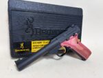 USED Browning Buck Mark Camper BC .22 LR Pistol – 5.5″ Barrel – Pink Laminate Grips – Fiber-Optic Sight - View 2