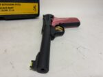 USED Browning Buck Mark Camper BC .22 LR Pistol – 5.5″ Barrel – Pink Laminate Grips – Fiber-Optic Sight - View 6