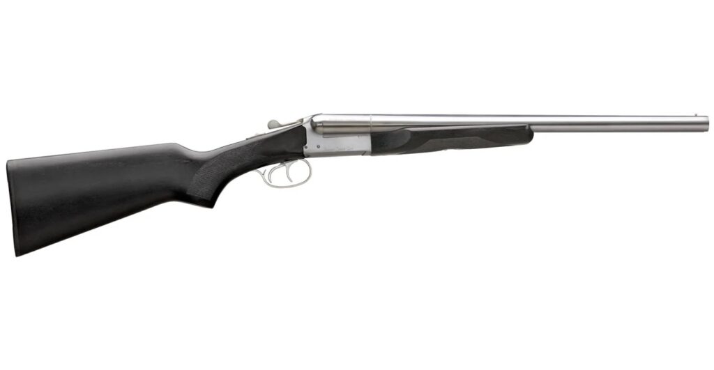 Stoeger Coach Gun 12 Ga Side By Side 20″ Barrel Polished Nickel SXS 31415