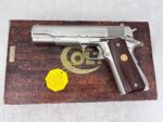 Colt 1911 Ohio 175th Anniv. Comm. Series 70 Govt 45 5″ Nickel Walnut (Used) – 49956g70 - View 5