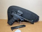 Browning 051582490 Buck Mark Vision SR 22 LR 10+1 5.90″ Black Anodized/Gold Cerakote Ported Threaded Barrel, Matte Black Serrated Slide & Aluminum Frame,  Vortex Crossfire Red Dot (Used) – 515YZ24285 - View 2