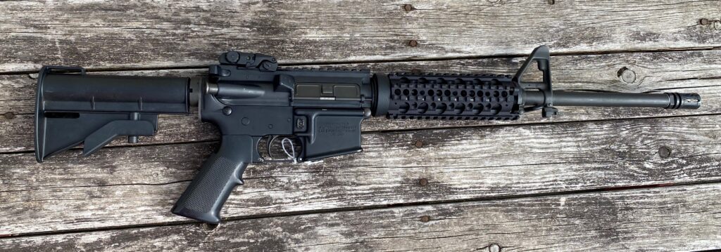 Rare LE Restricted Marked Colt AR-15 A3 w/ CAR-15 Stock (Used) – lbd005080
