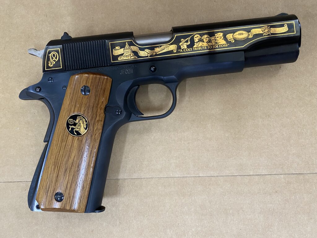 Rare Colt Joe Foss Limited Edition 5 inch 1911 Blued Finish (Used) – JF0211