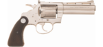 Colt Diamondback Revolver 38 Special 4″ Nickel Walnut 1973 (Used) – D55926 - View 2