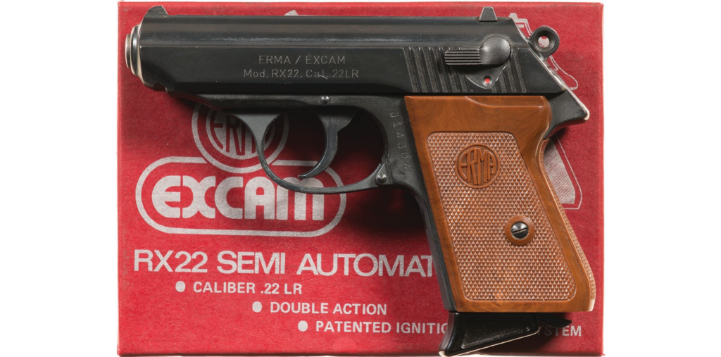 Erma Werke Waffenfabrik Erma/Excam RX22 Box 22 LR 3.25″ (Used) – J14304