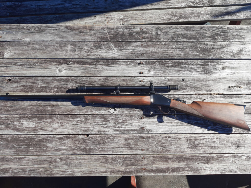 Miroku Winchester 1885 High-Wall .45-70 w/ Optic and Lyman Sights (Used) – 00184ZT85E
