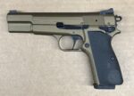 Used Nighthawk Browning Hi Power 40 S&W Burnt Bronze G10 Grips Night Sights (Used) – 2W5NW53597 - View 2