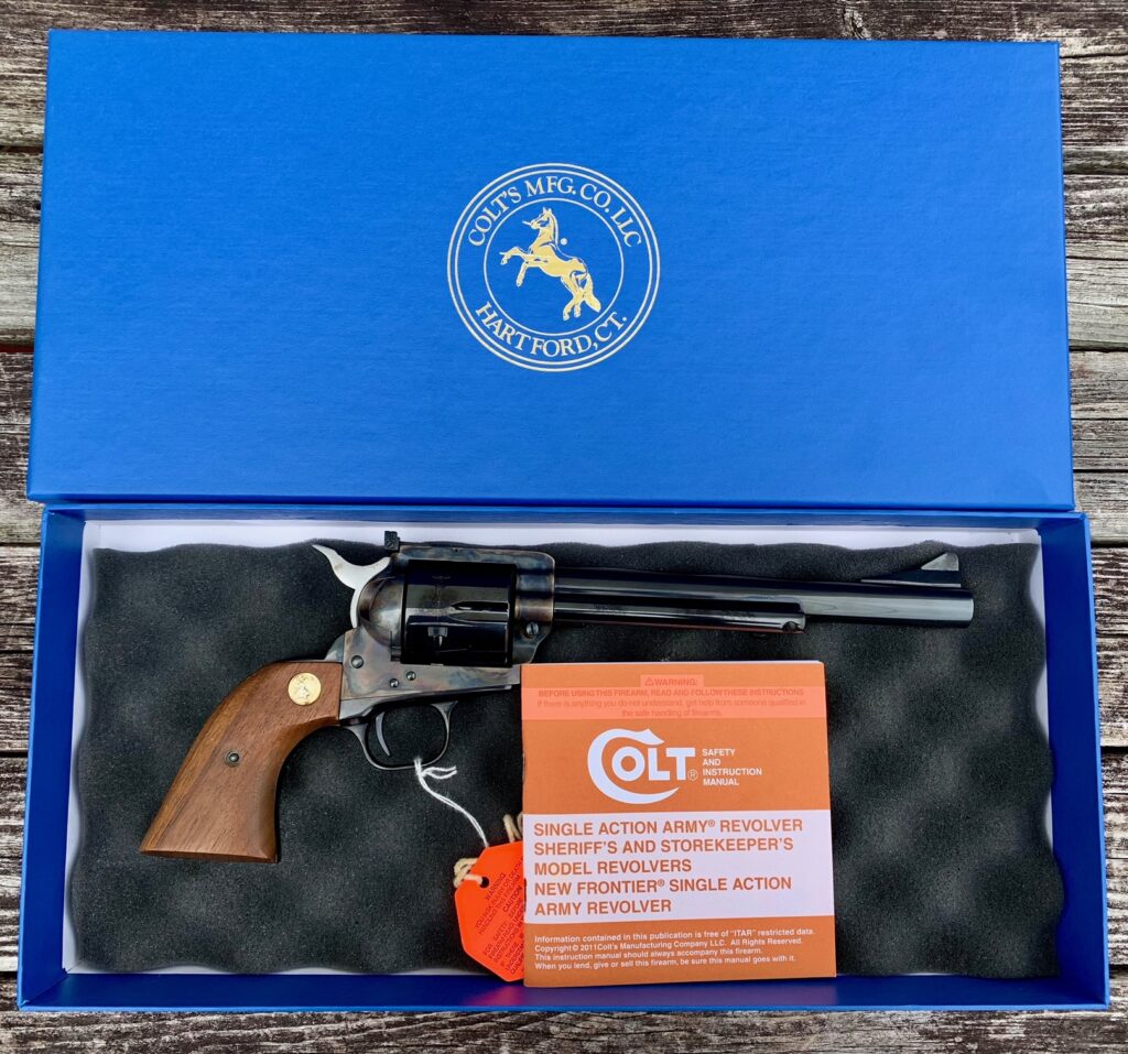 Colt SAA 45 Colt New Frontier 7.5″ Barrel Case Color Hardened Circa 1978 (Used) – 02977NF