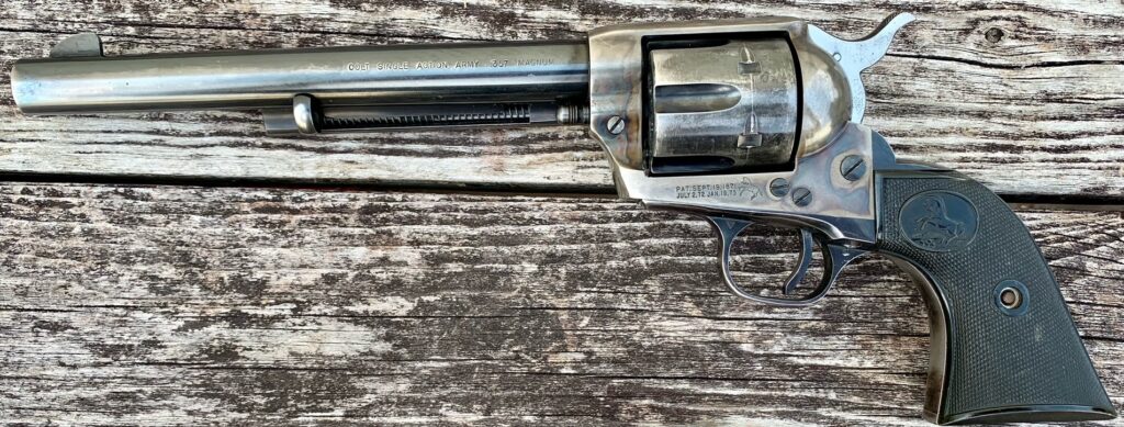 Colt SAA Single Action Army 357 Mag 2nd Gen 7.5″ Barrel Case Color Hardened 1960 (Used) – 31099SA