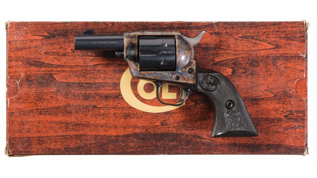 Colt SAA Single Action Army 45 Colt 3rd Gen Sheriff’s Model W/ Box 1984 (Used) – SA38542