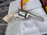 Scarce Colt 3rd Gen Storekeeper’s Model Single Action Army .45 LC – 4″ Nickel Finish SAA (Used) – SA70995 - View 5