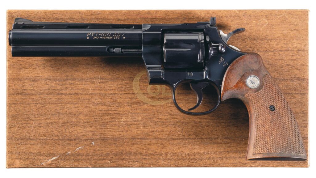 Colt Python Double Action Revolver with Box (Used) – 92949