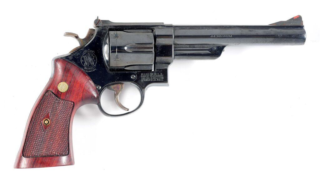 Smith & Wesson Pre-Model 29 .44 Magnum – 6.5″ Barrel, 1957 Production, Blued Finish (Used) – S169689